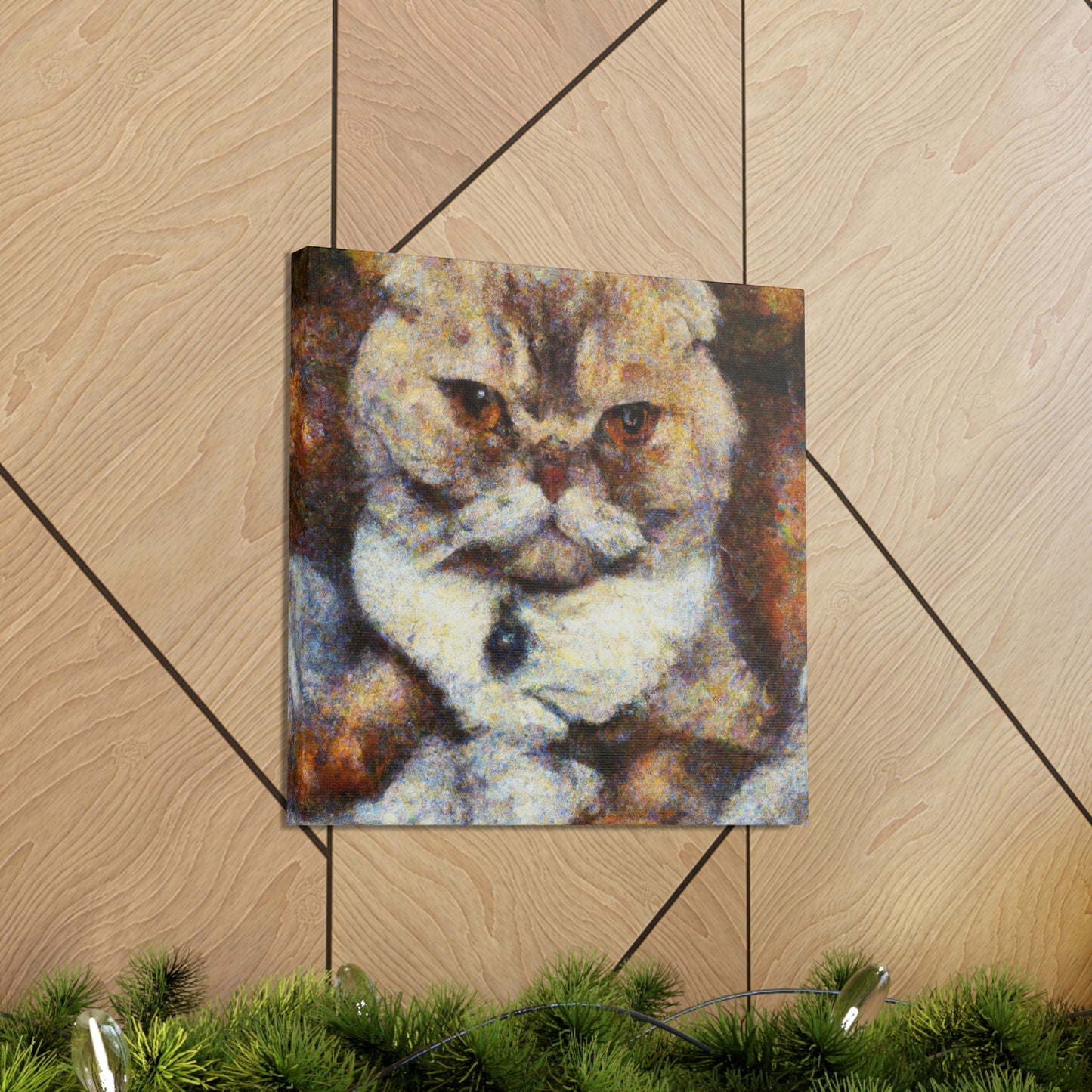 Scottish Fold Reflection - Canvas