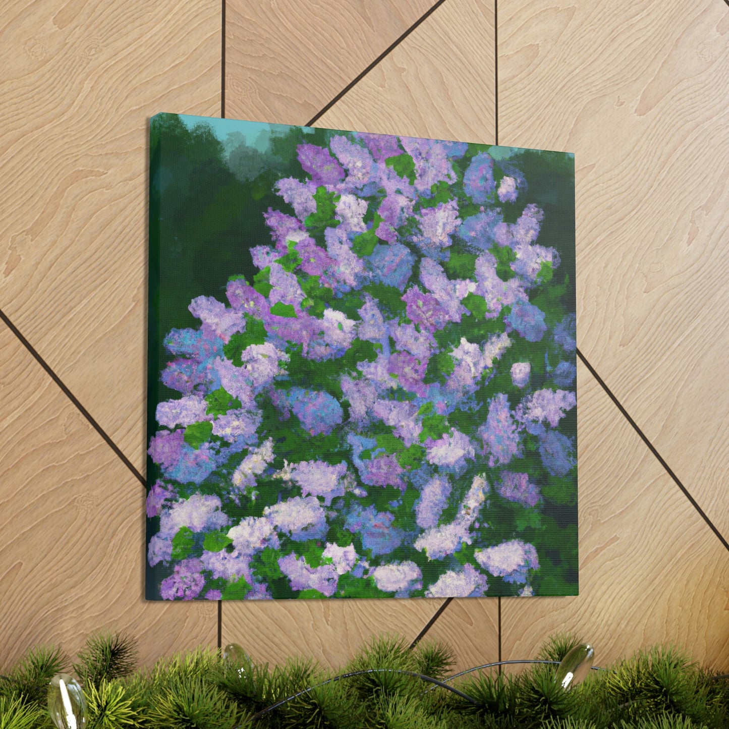 "Lilac Petal Abstraction" - Canvas