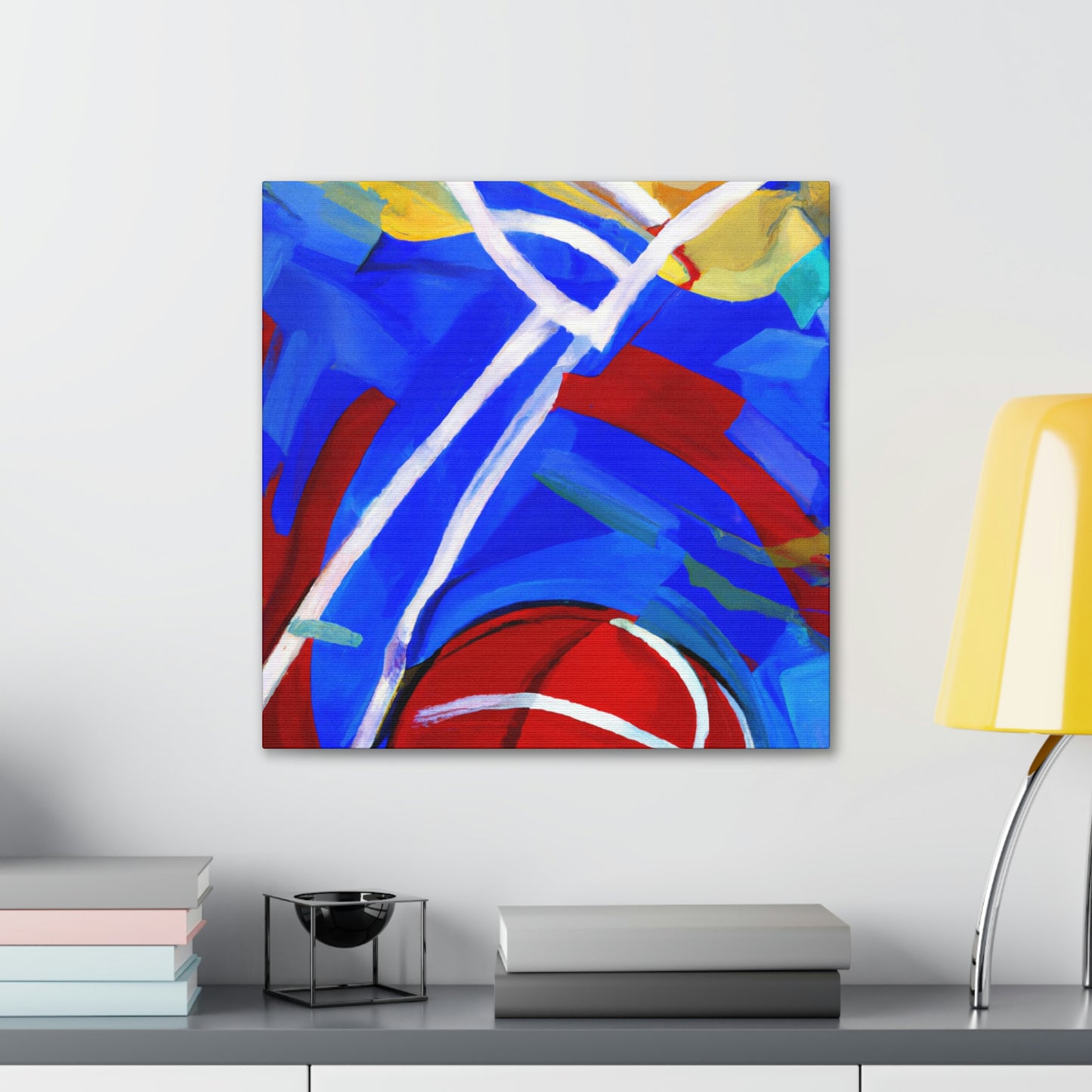 "Basketball: In Color" - Canvas