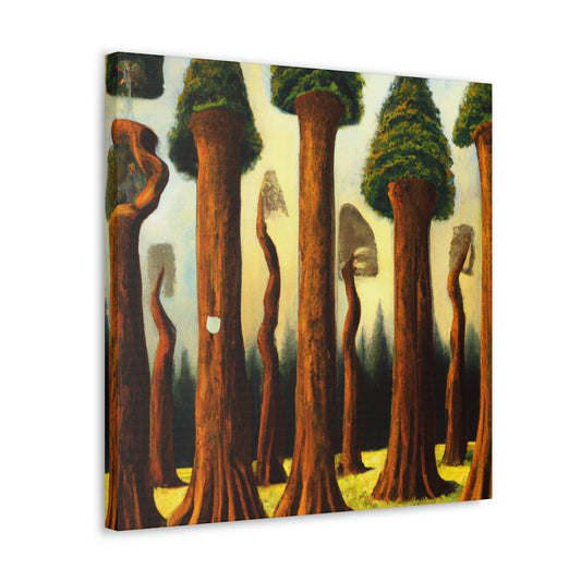 Redwood Beneath Starry Skies - Canvas