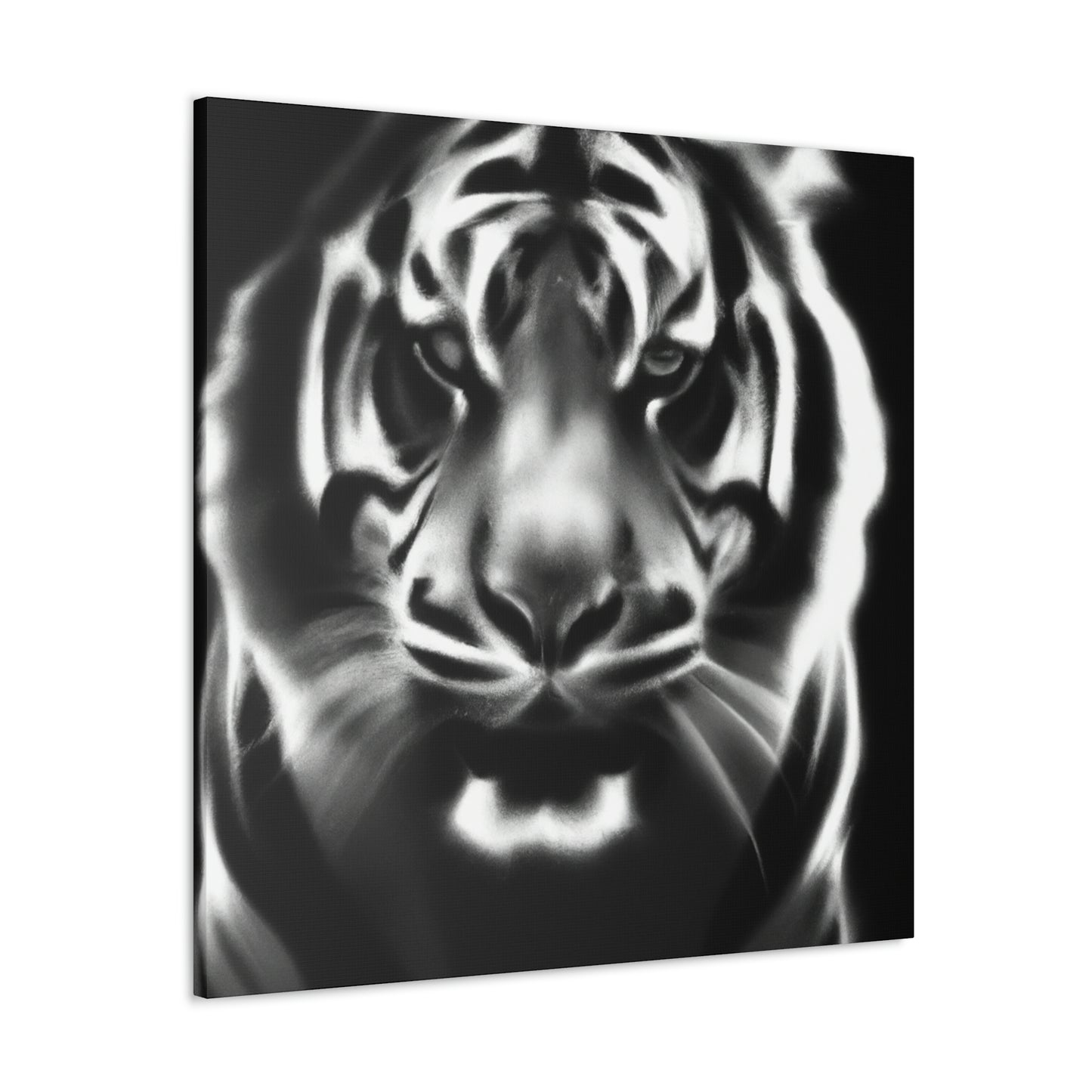 "Majestic Bengal Tiger Scene" - Canvas