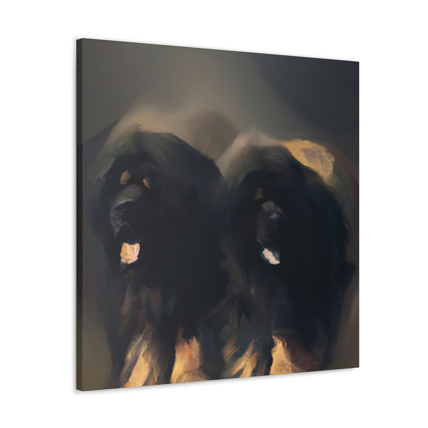 "Tibetan Mastiff Minimalism" - Canvas