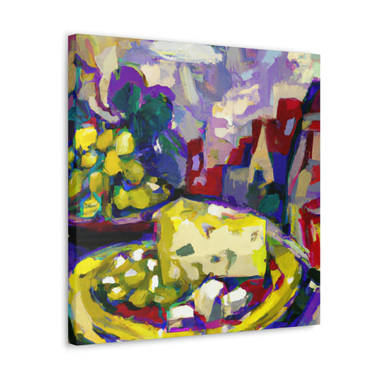 Cheese and Grapes Abound - Canvas