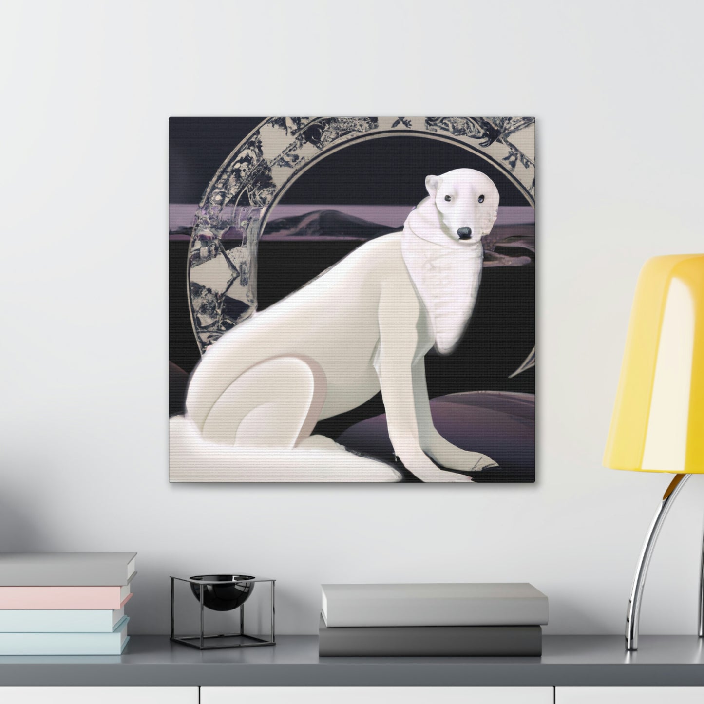 "Ermine In Echoes:1920" - Canvas