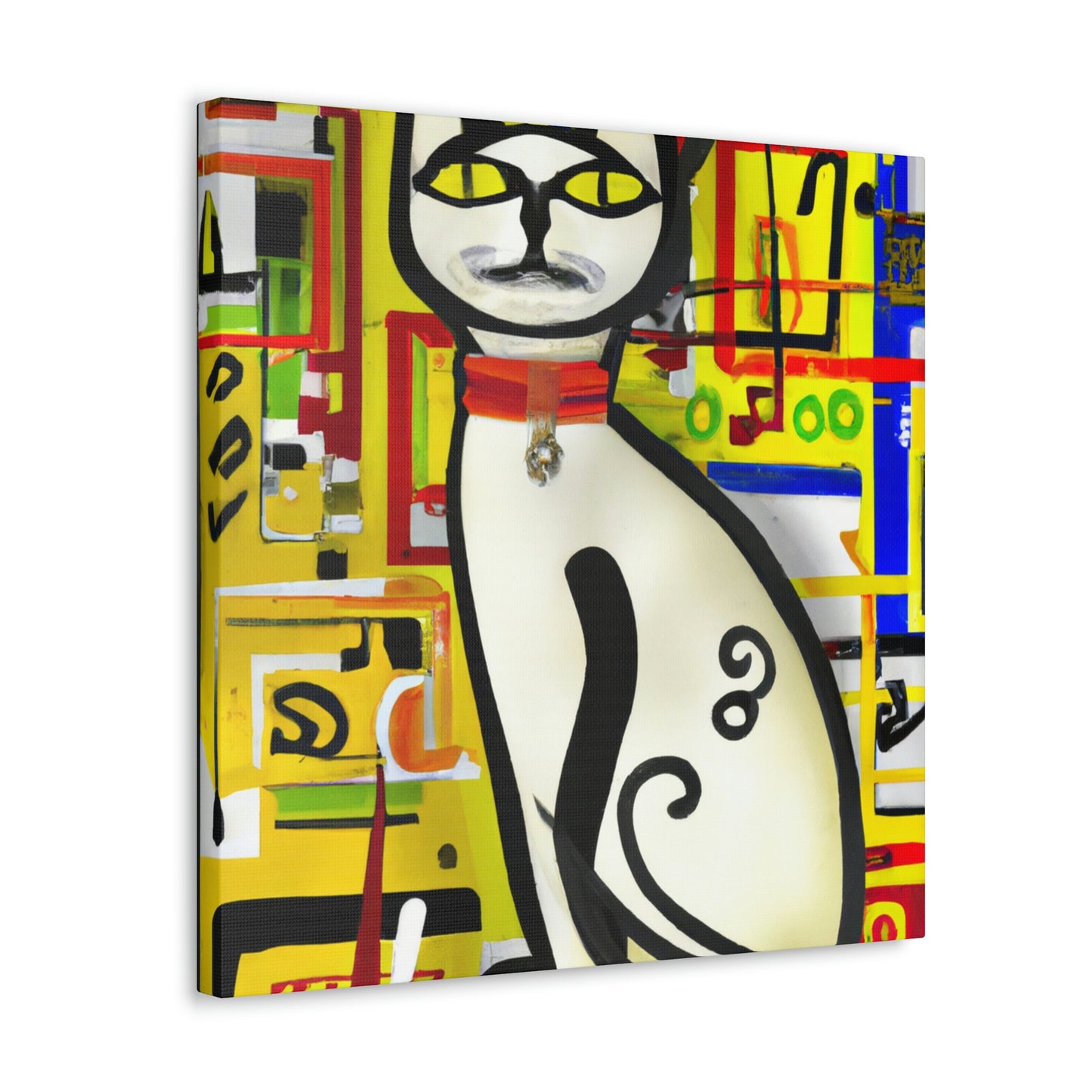 "Cat in the Garden" - Canvas