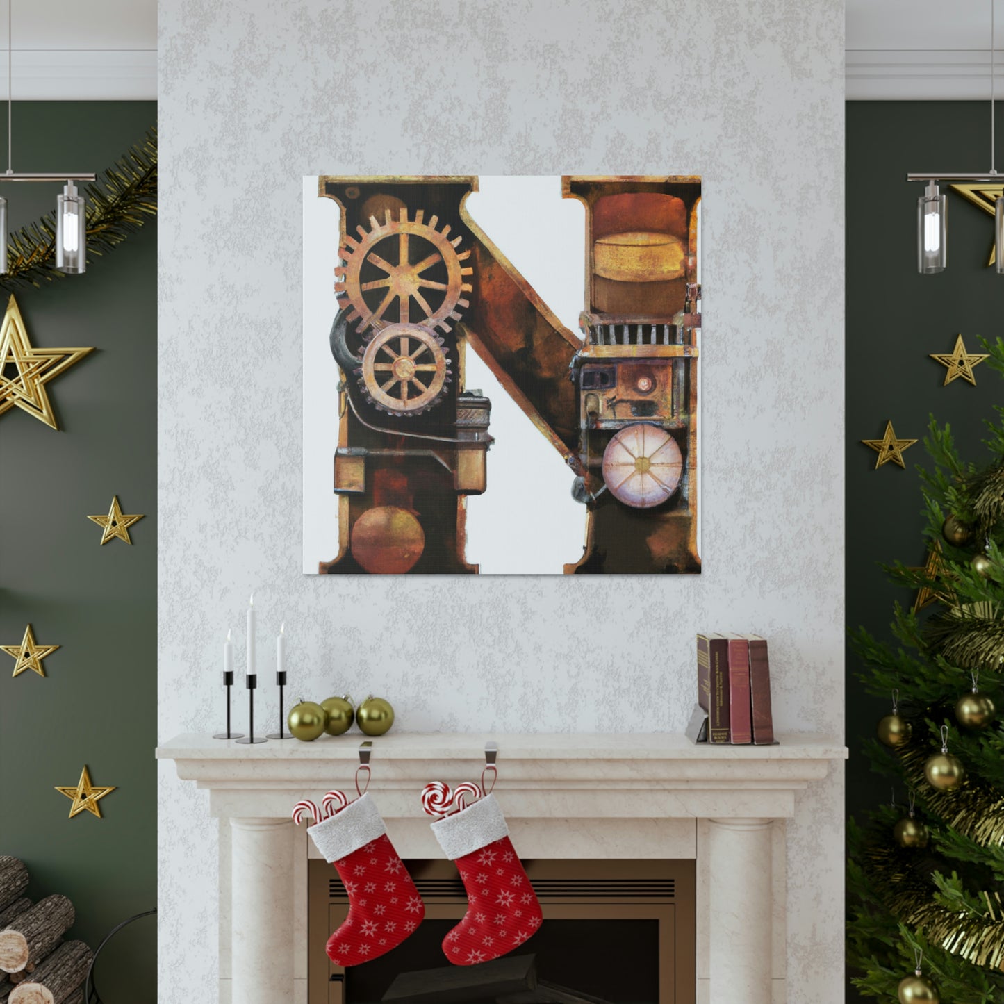 Steampunk Time Machine - Canvas