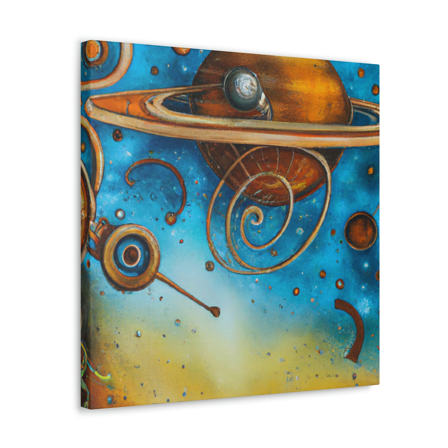 Uranus in Steampunk - Canvas