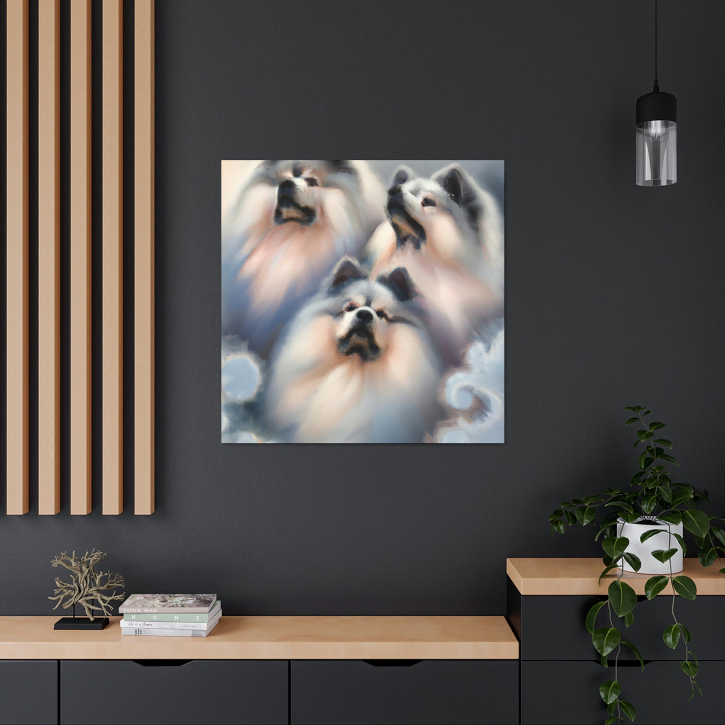 Keeshond Art Deco - Canvas