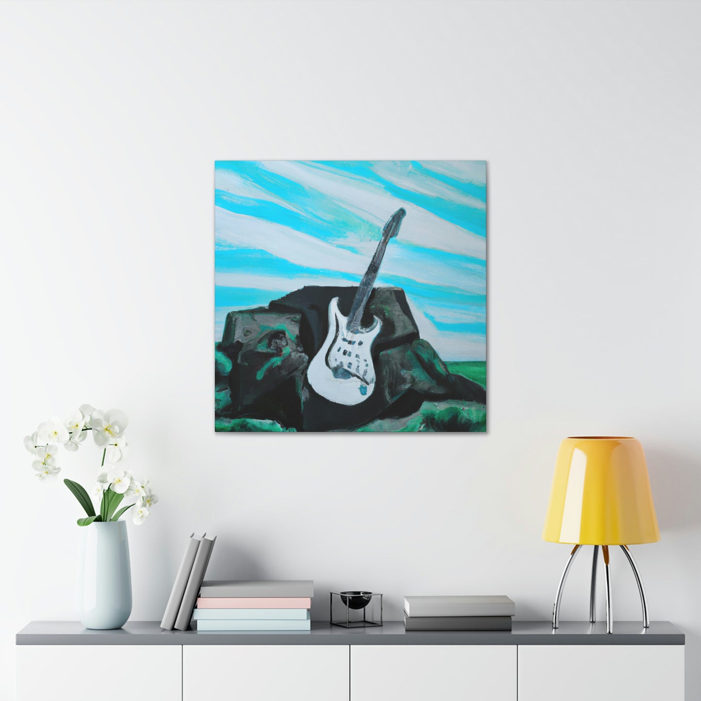 "Fender Abstract Expressionism" - Canvas