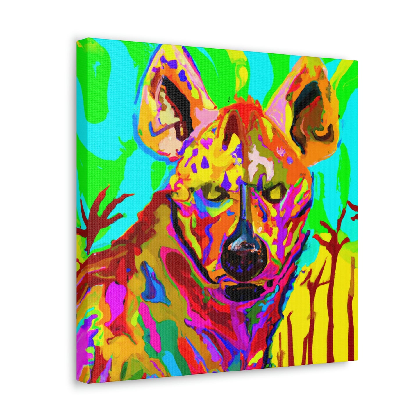 "Hyena in the City" - Canvas