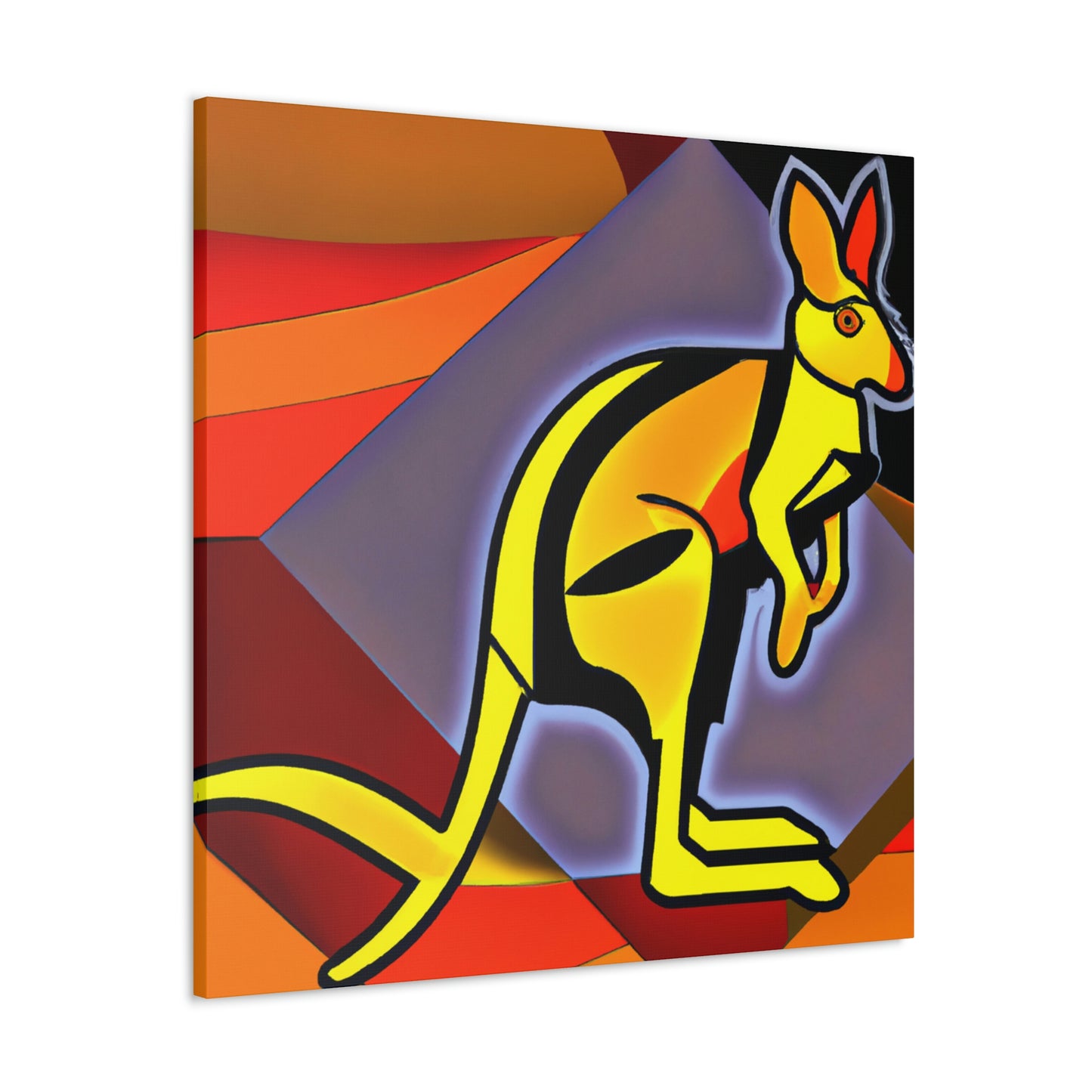 "Wallaby's Roaring Dance" - Canvas