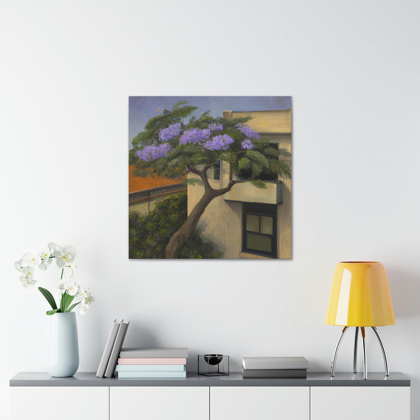 Jacaranda in Expressionism - Canvas