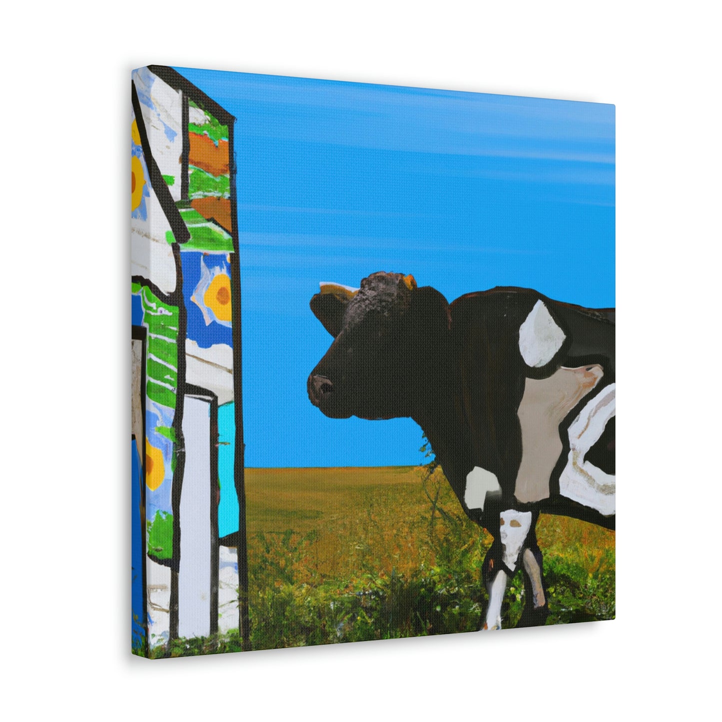 Calf in Pasturesm - Canvas