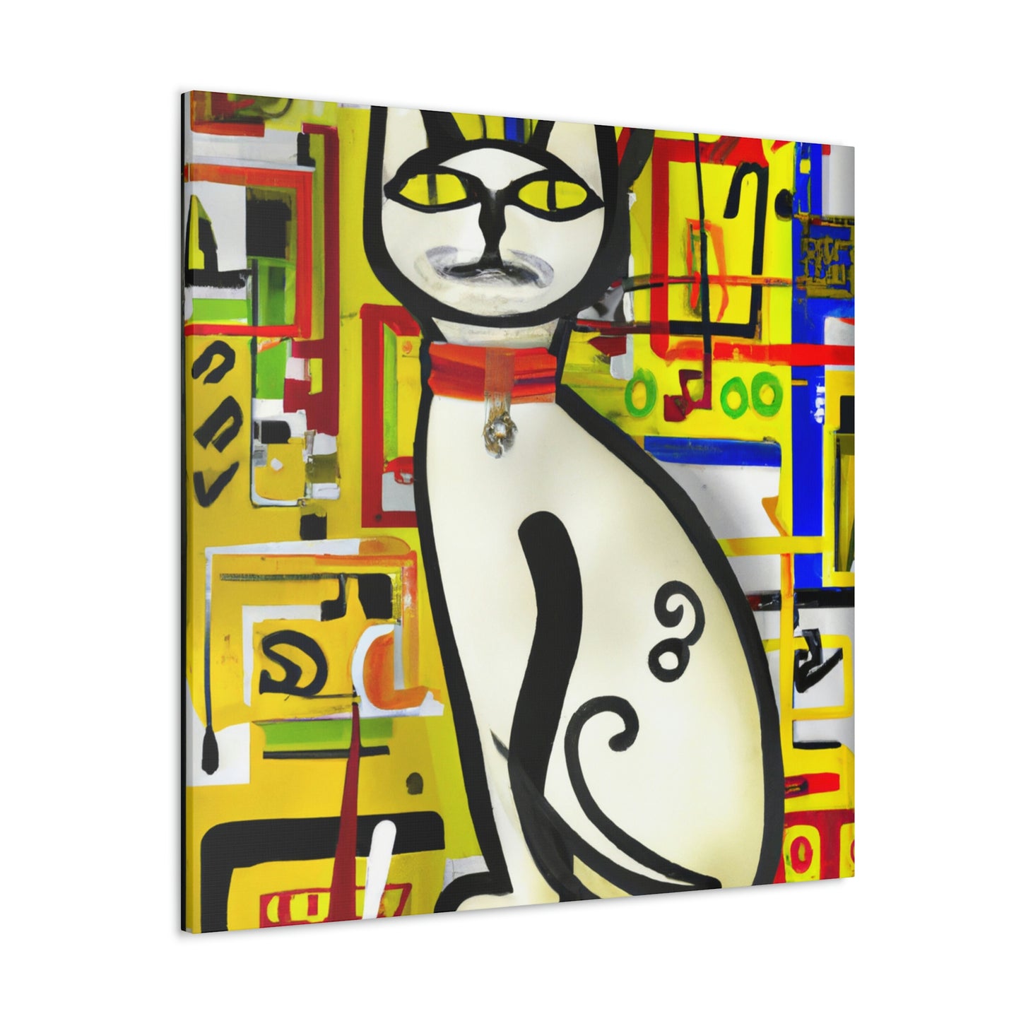 "Cat in the Garden" - Canvas