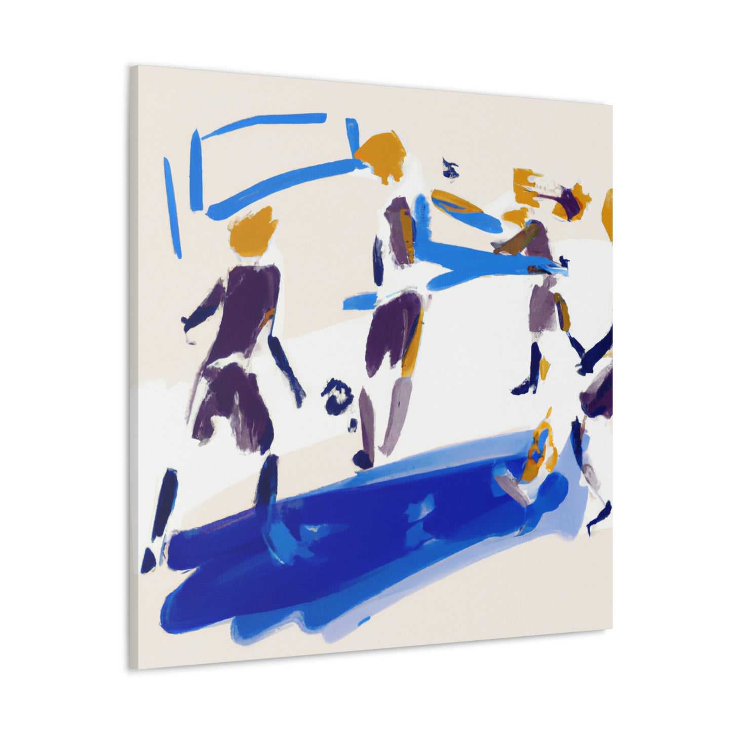 Soccer in Simplicity - Canvas