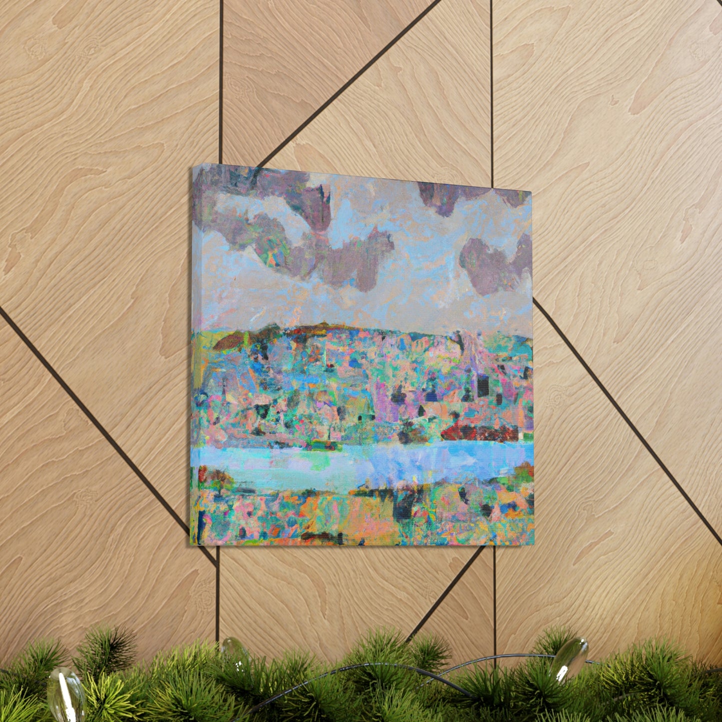 "Lakeside Abstraction Expression" - Canvas