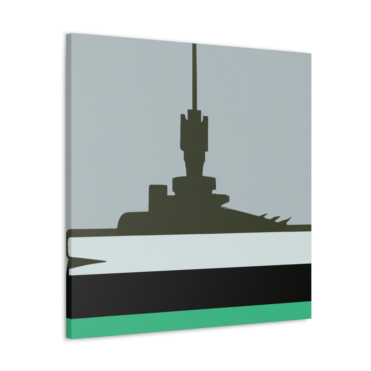 "Battleship Minimalism" - Canvas