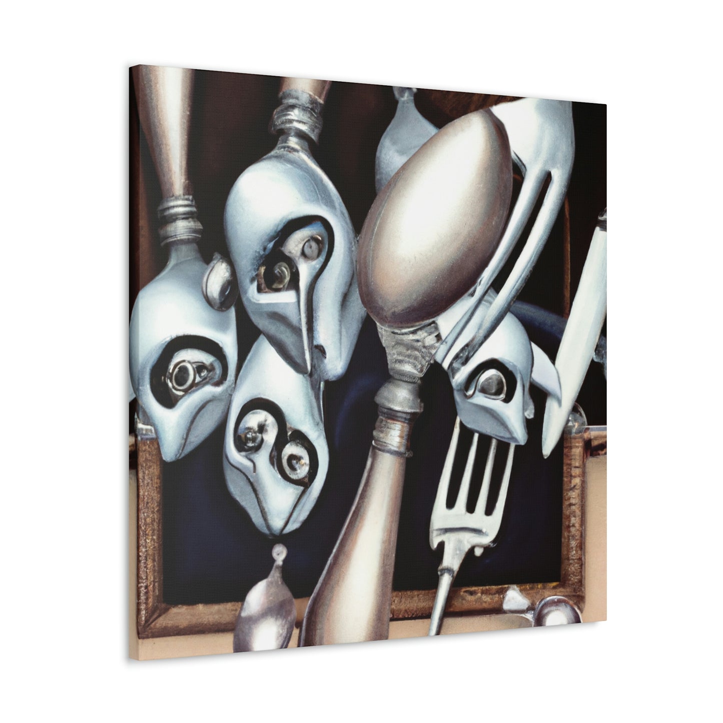 Cutlery in the Clouds - Canvas