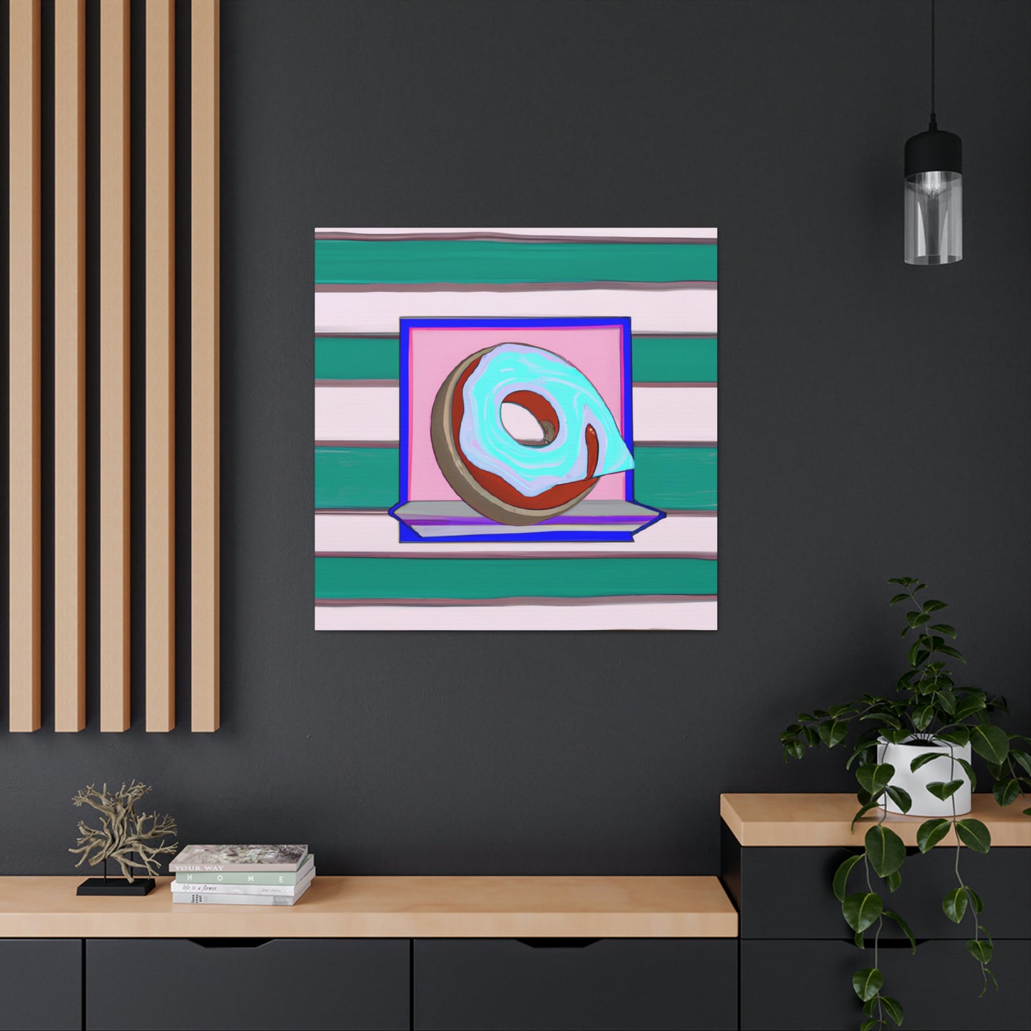 "Doughnuts in Deco-vation" - Canvas