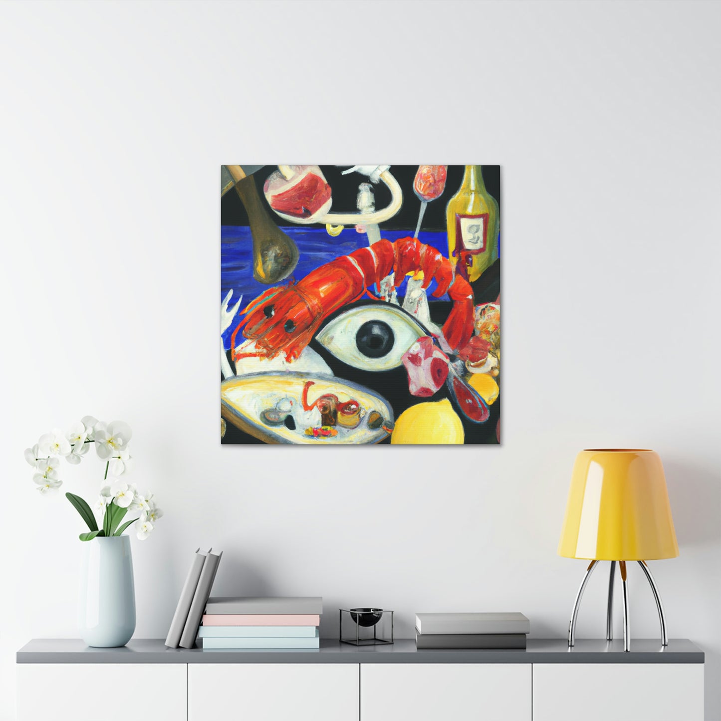 Seafood Dreamscape. - Canvas