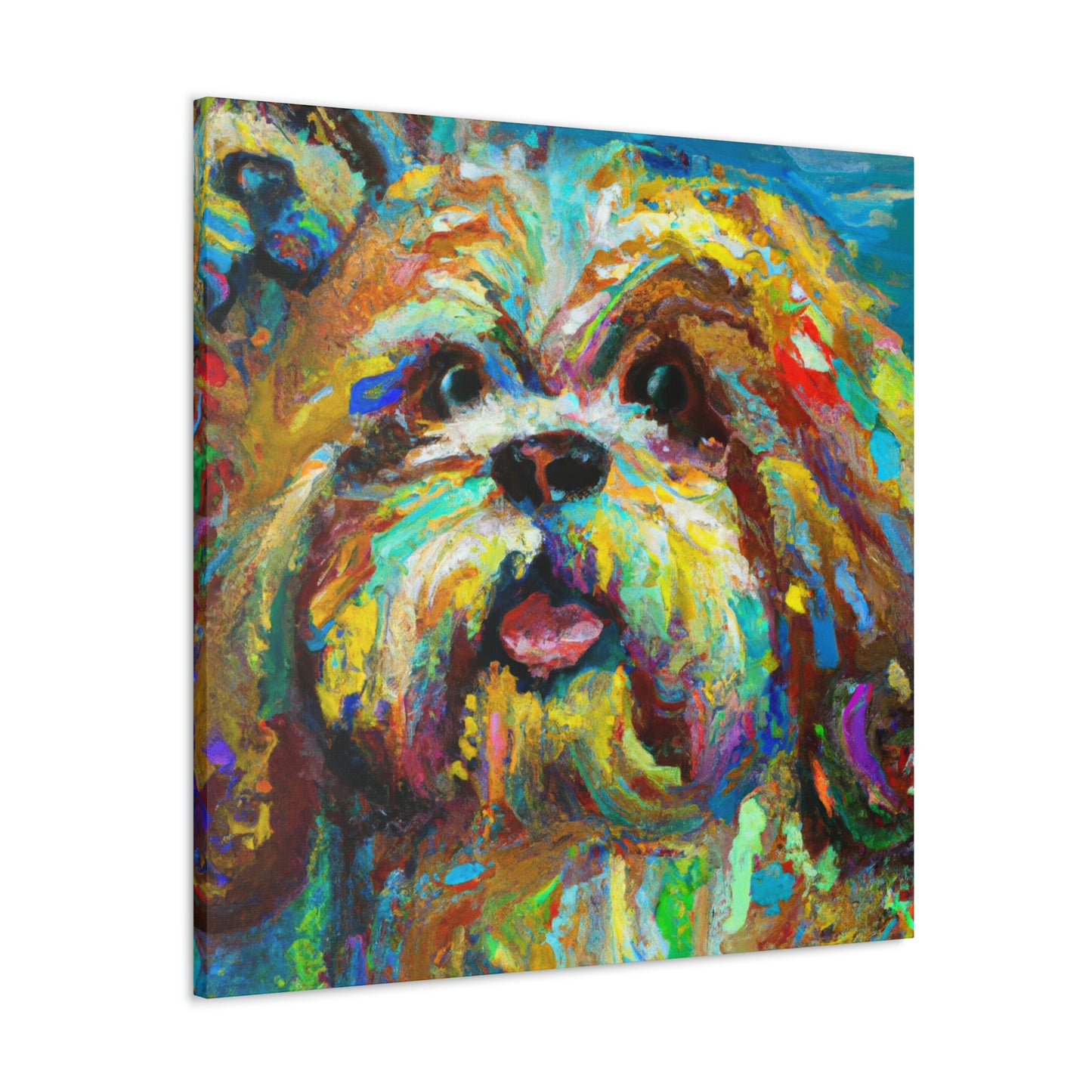 Shih Tzu Fauvism - Canvas