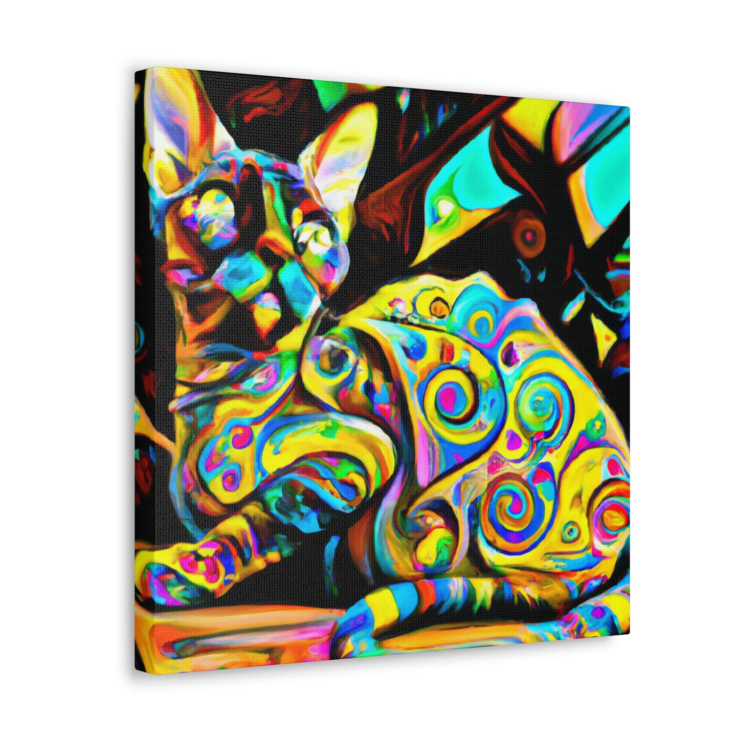 Devon Rex Regality - Canvas