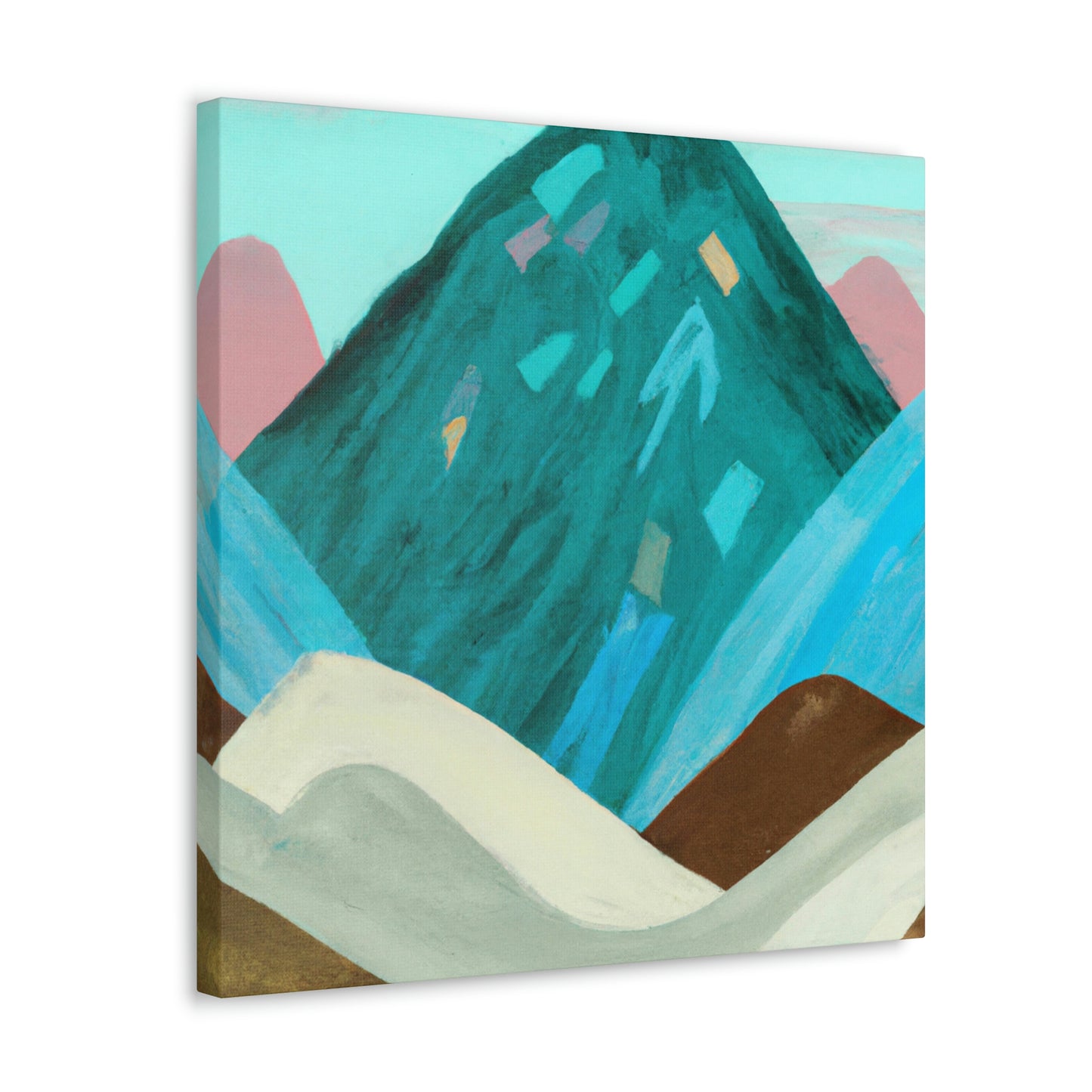 "Mountain Stillness Peaceful" - Canvas