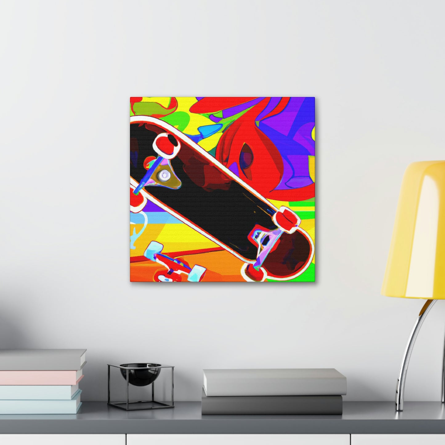 Skateboarding Expressionism - Canvas