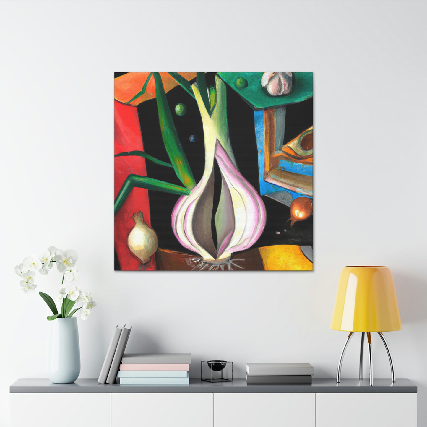 Veggies Dancing Dreamily - Canvas