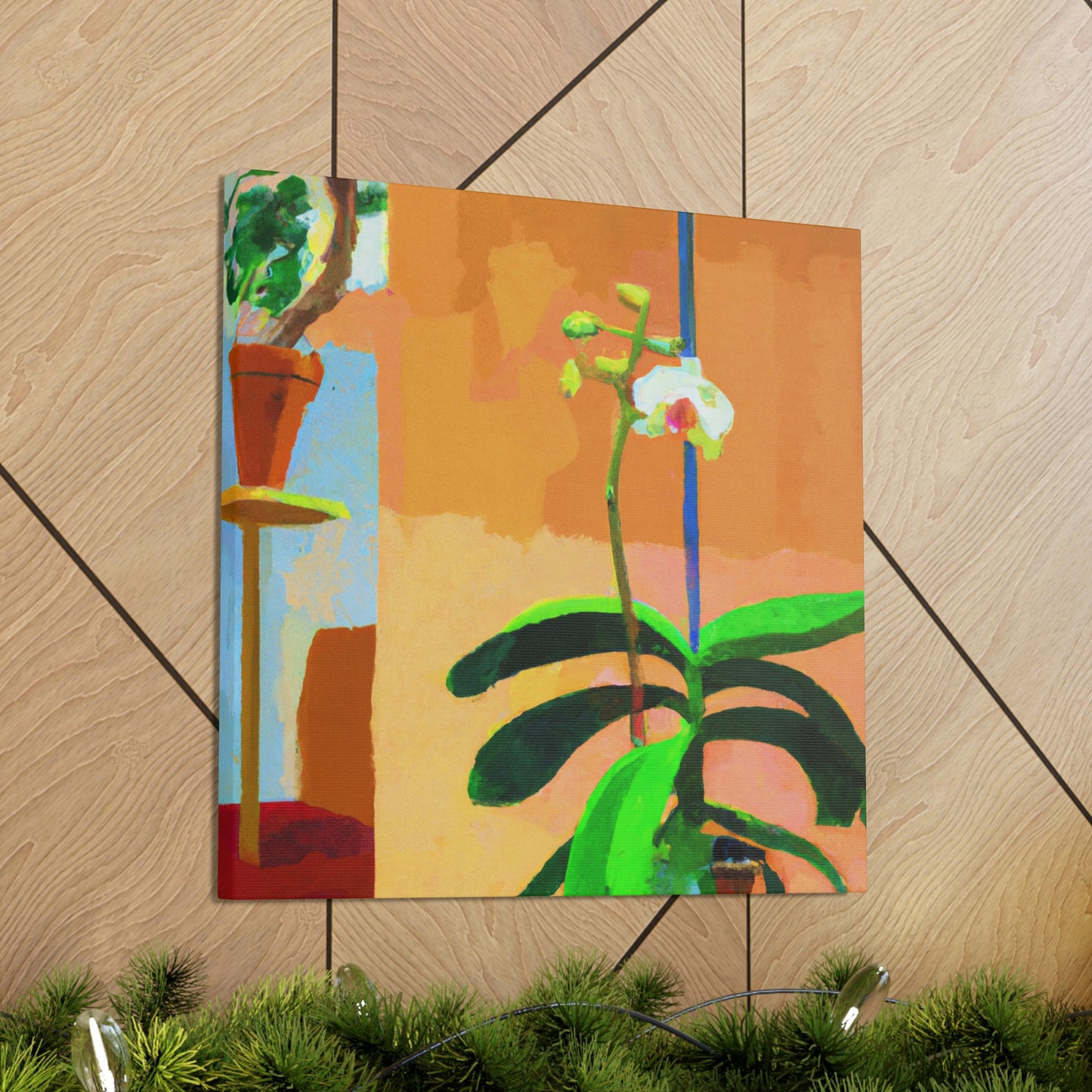 "Orchid in Abstraction" - Canvas