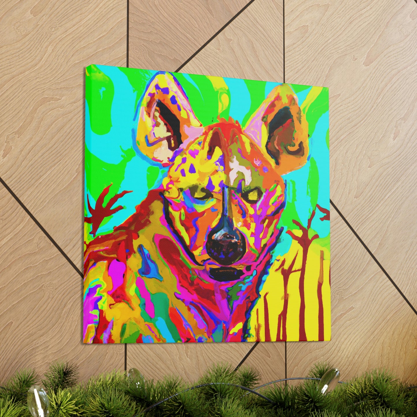 "Hyena in the City" - Canvas