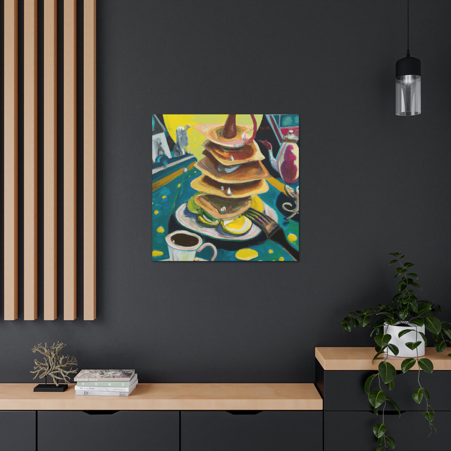 "Pancakes in Surrealism" - Canvas