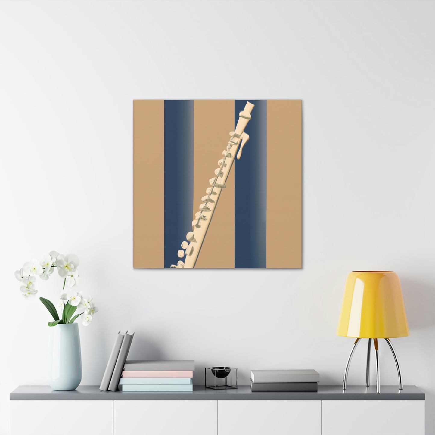 "Flute in Minimalism" - Canvas