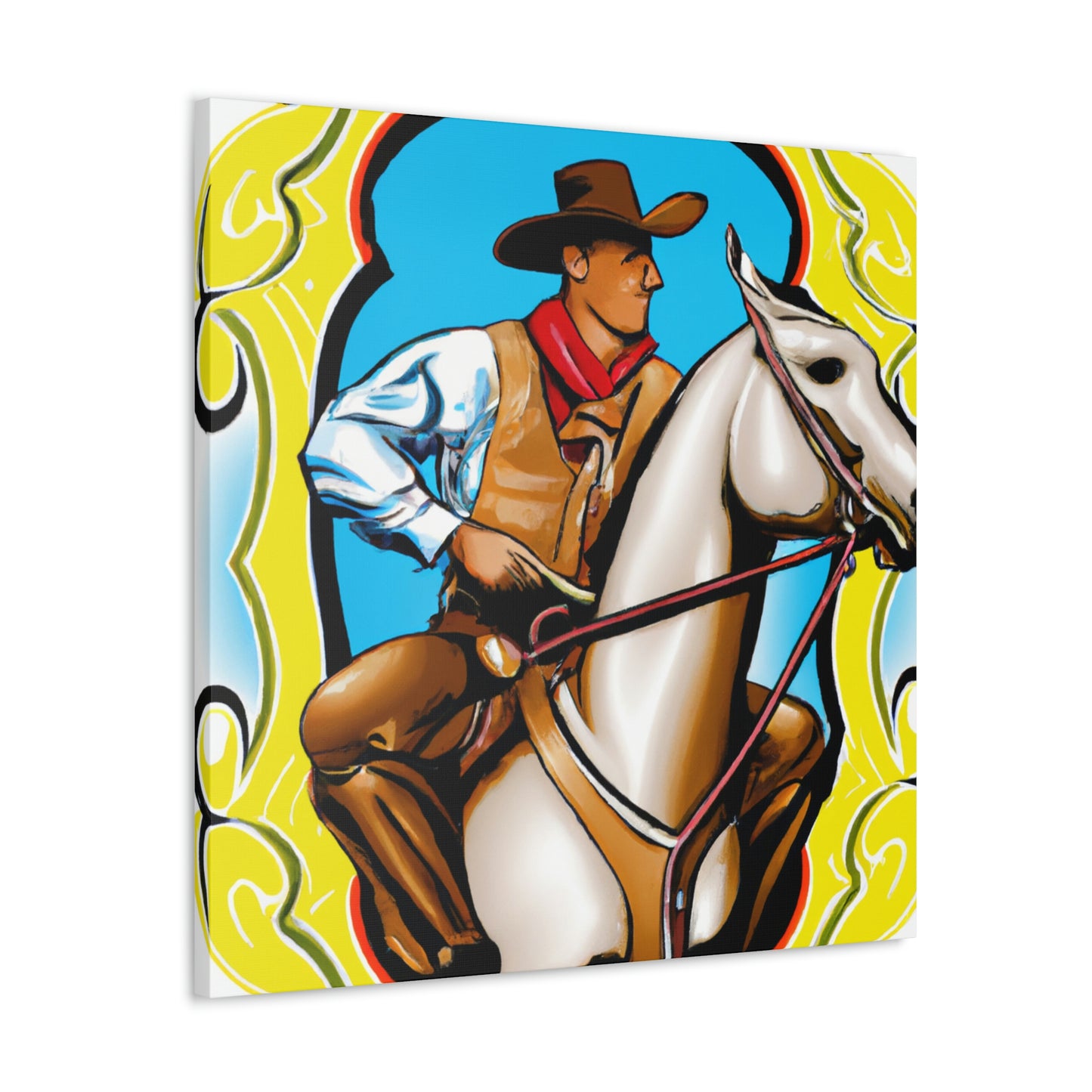 "Rodeo in Neoclassicism" - Canvas