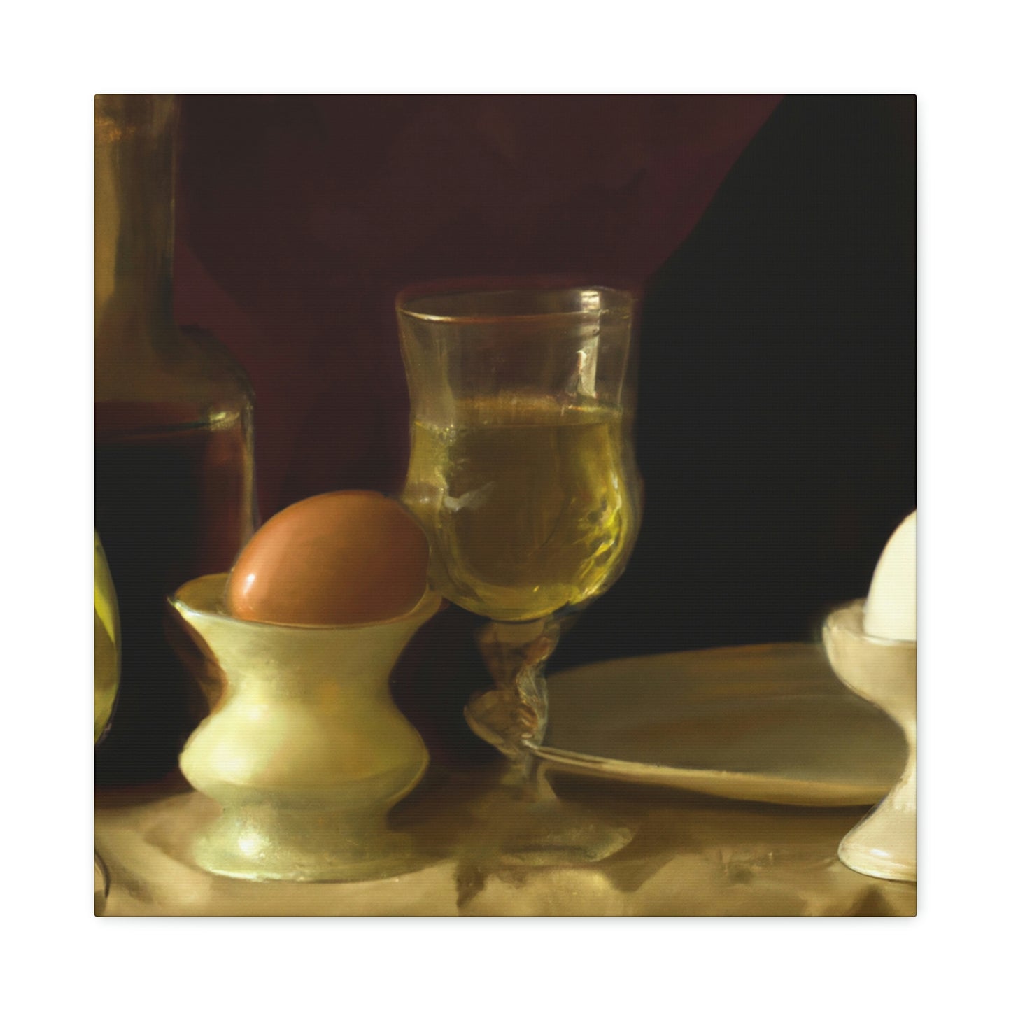 Still Life with Eggs - Canvas