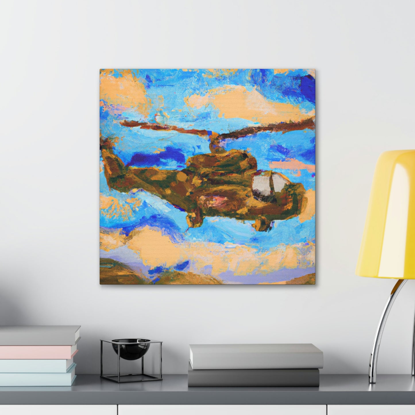 Helicopter Surreal Vision - Canvas