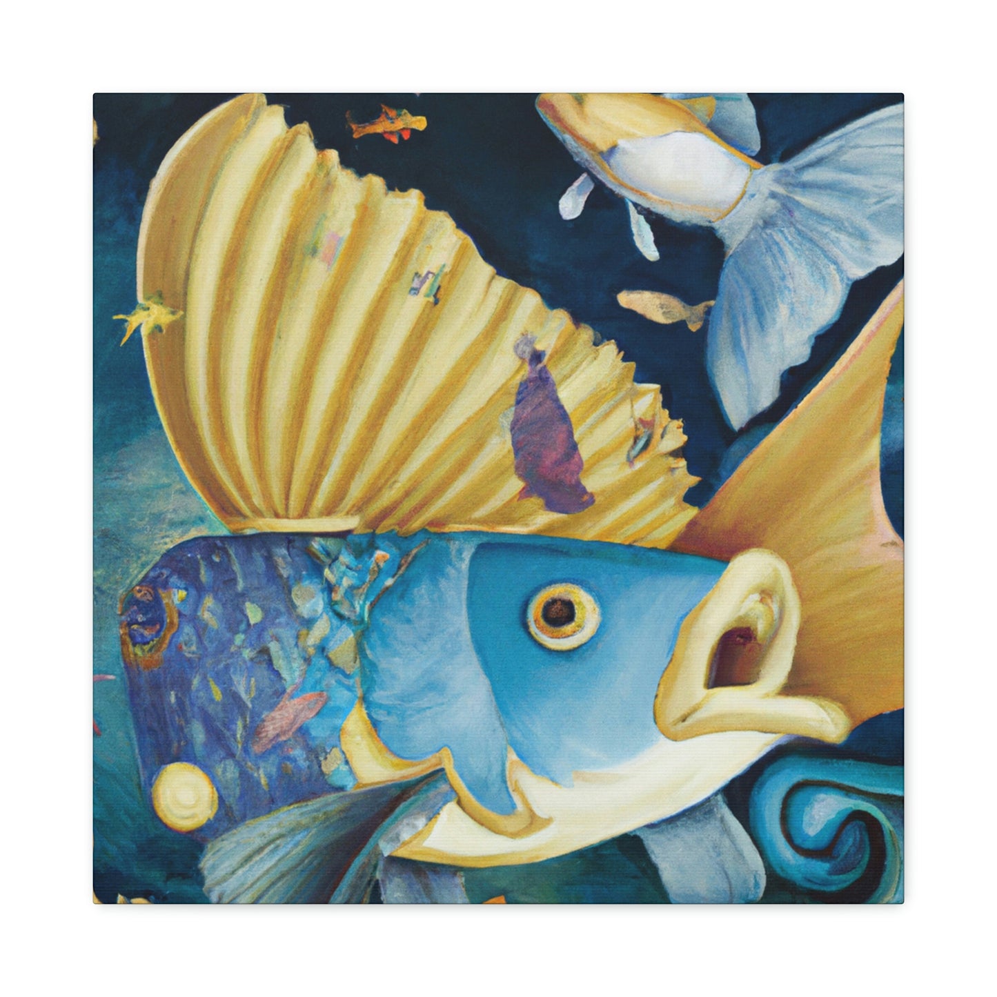 Fishes in the Stream - Canvas