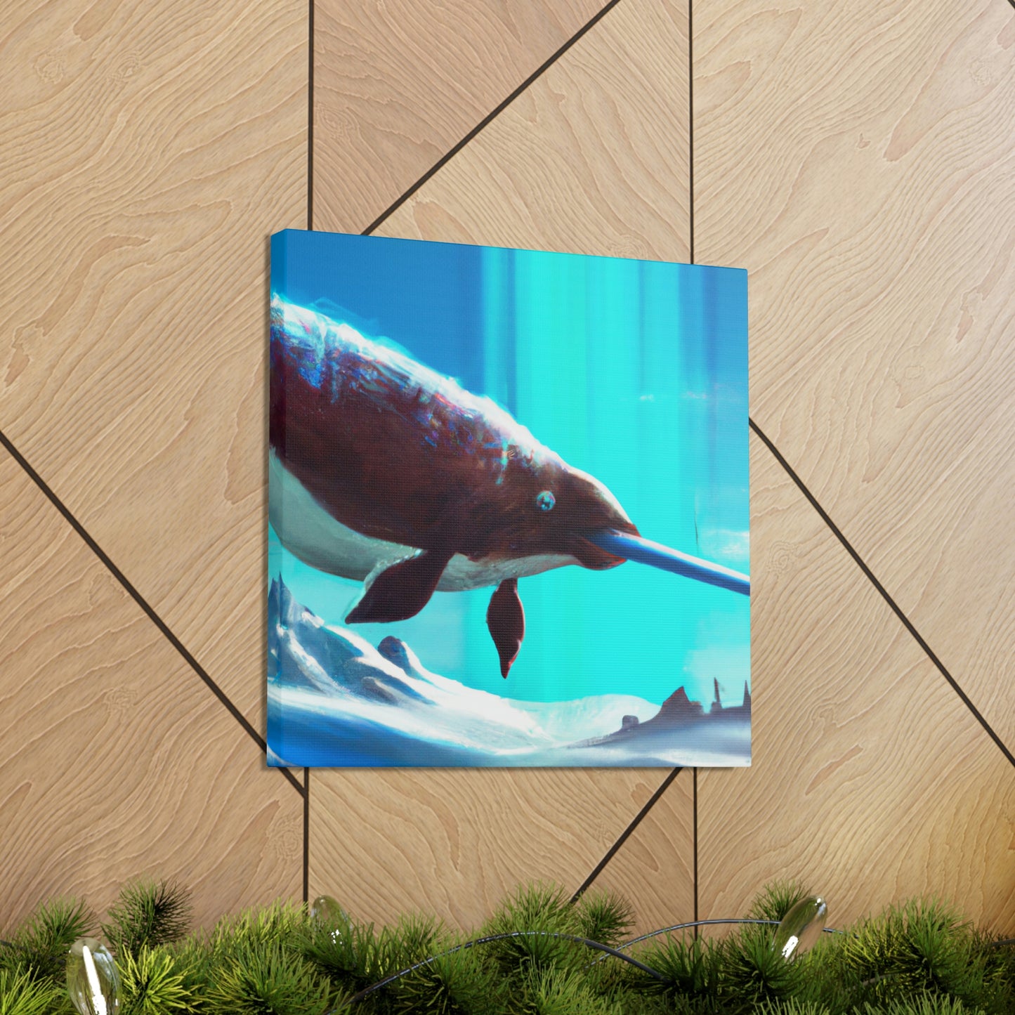 "Narwhal In Expressionism" - Canvas