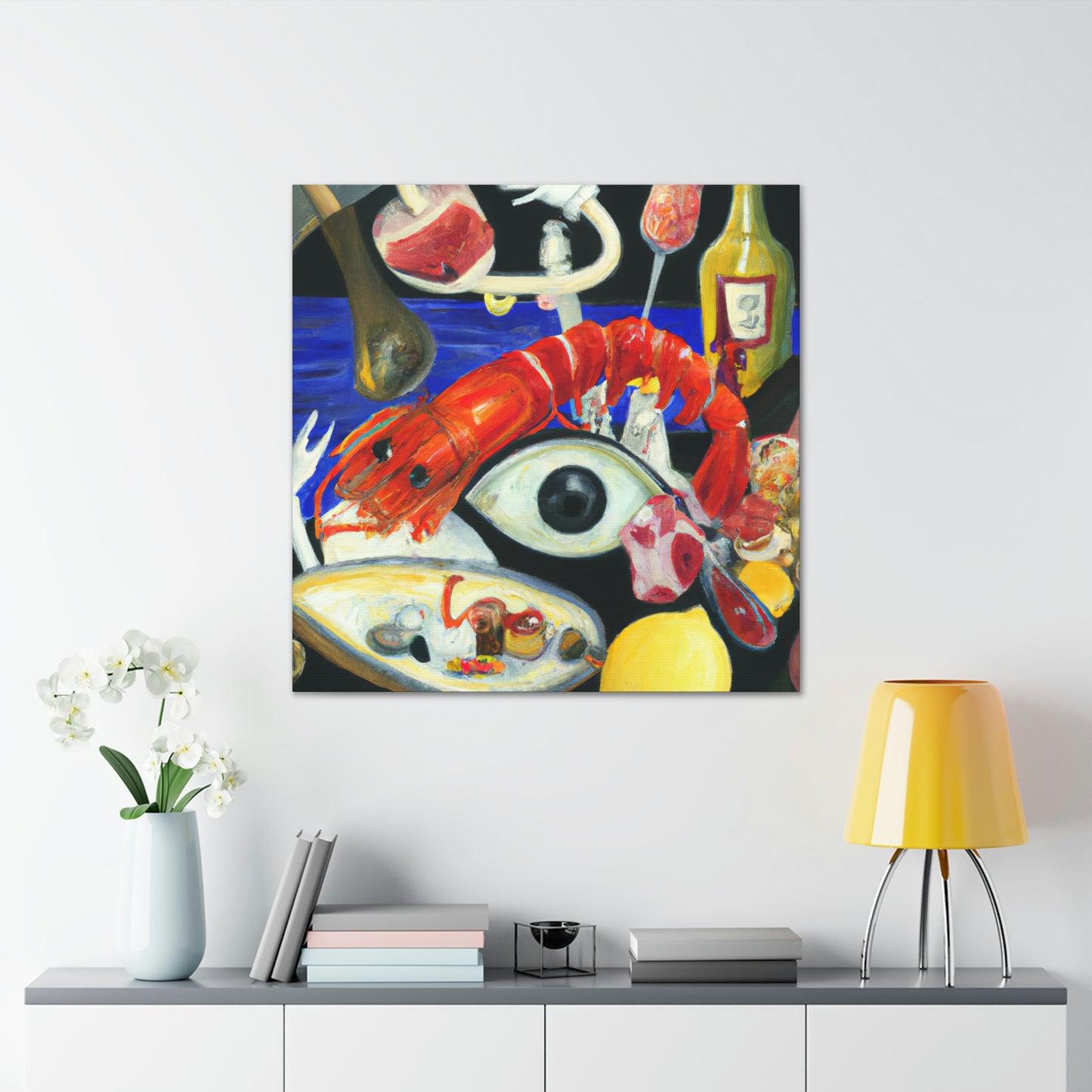 Seafood Dreamscape. - Canvas