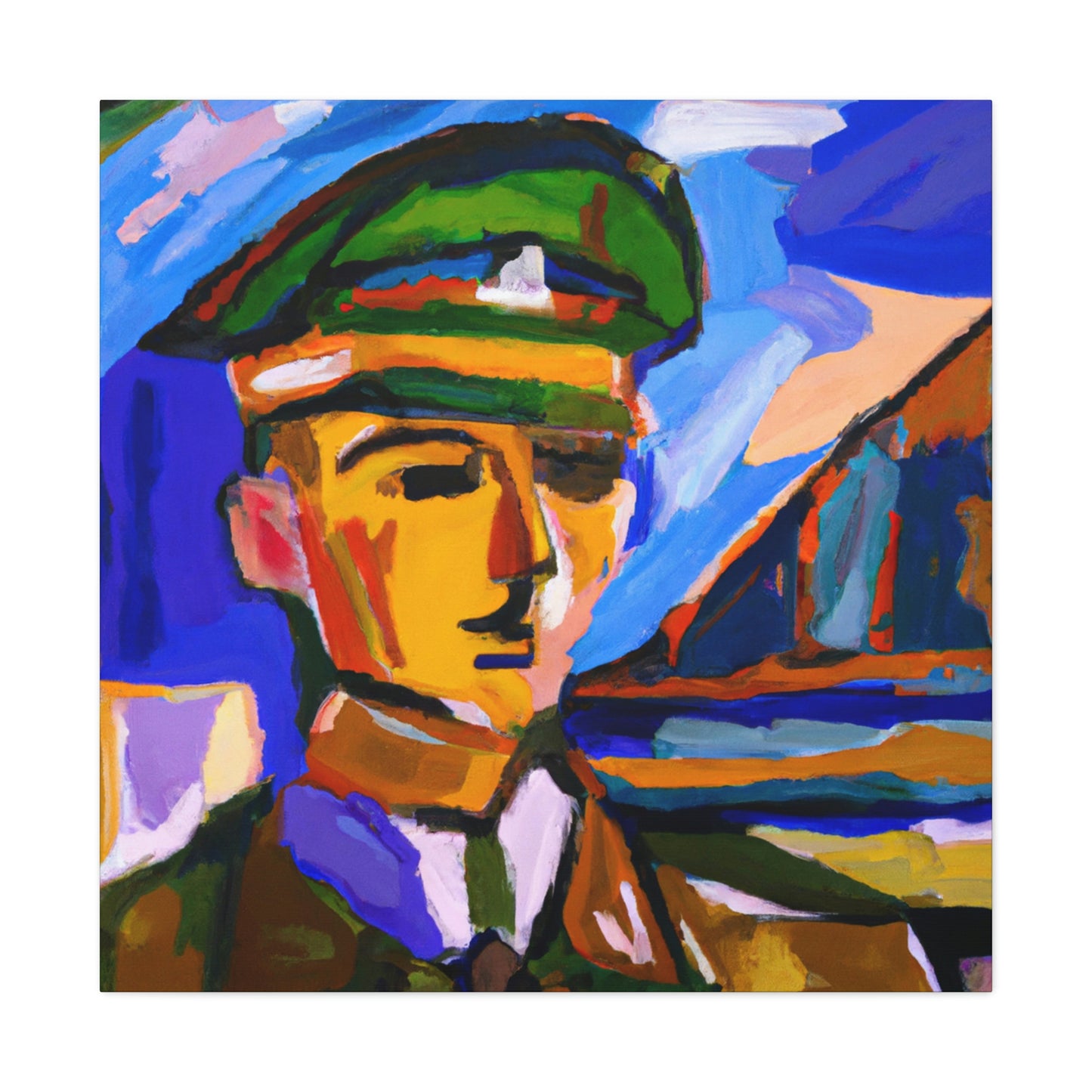 Engineer in Fauvism - Canvas