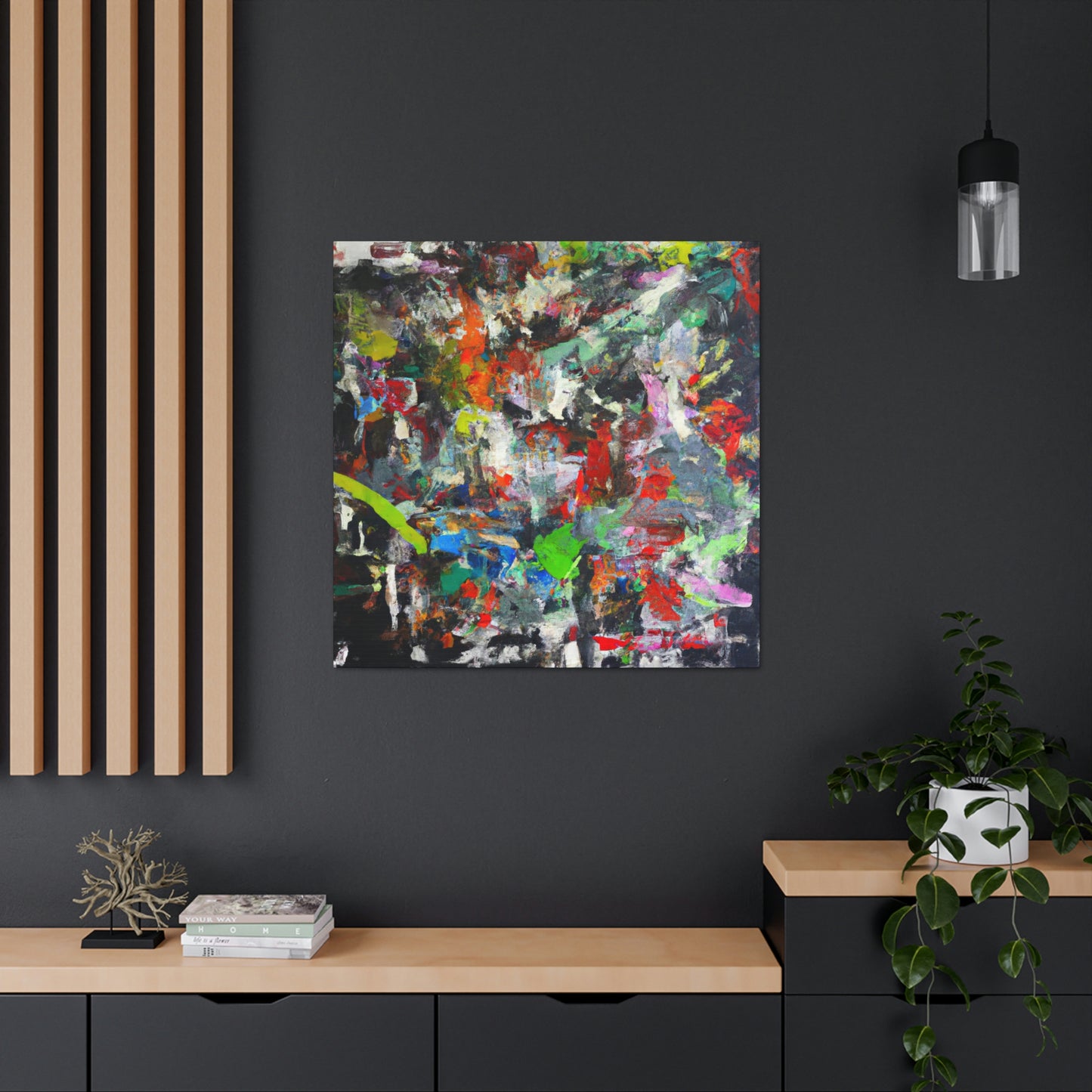 Rivers of Colorful Emotion - Canvas