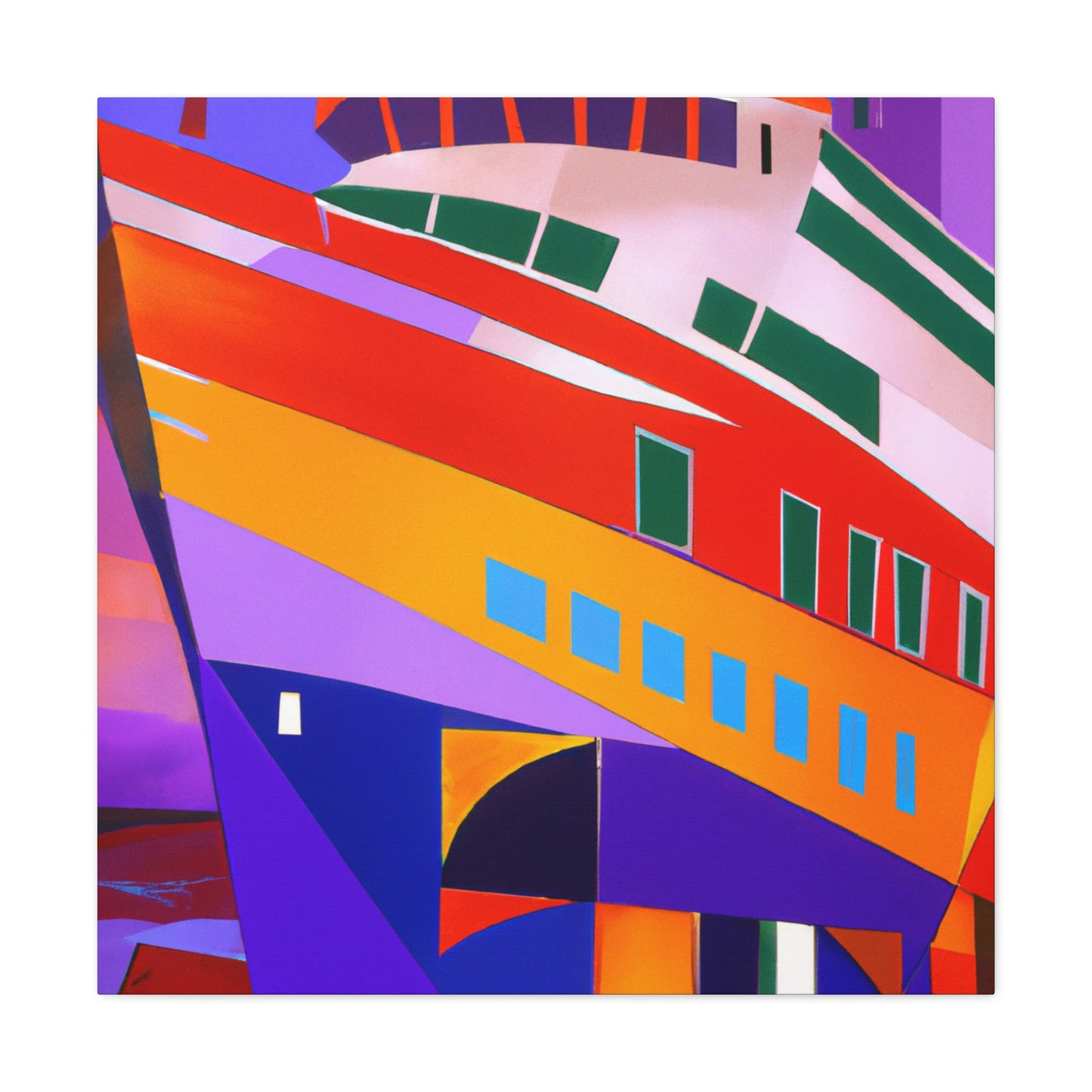 Ferry of the Roaring Twenties. - Canvas