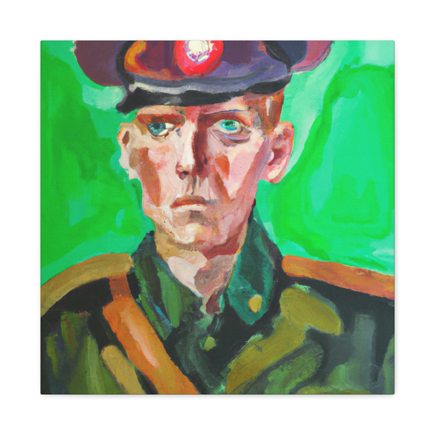 "Supply Sergeant Fauvism" - Canvas