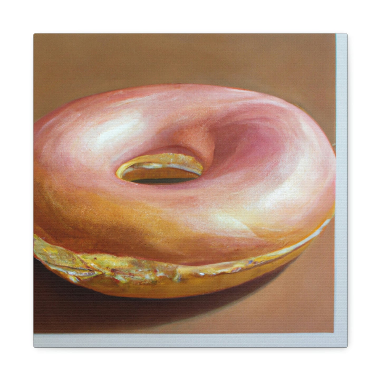 "Chocolate Frosted Doughnut" - Canvas