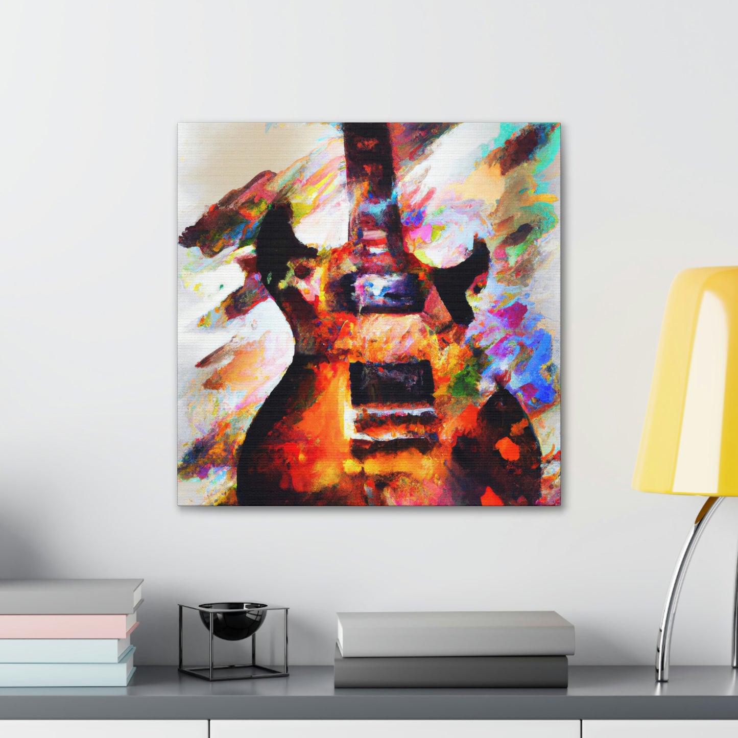 "Electric Guitar Symphony" - Canvas