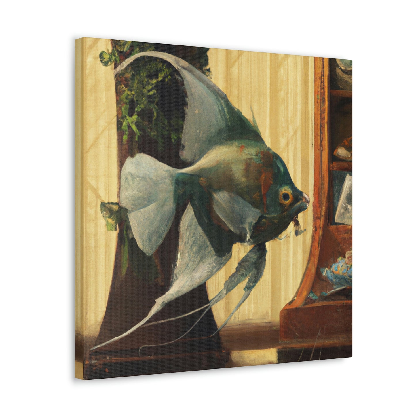 Ascend angelic fish - Canvas