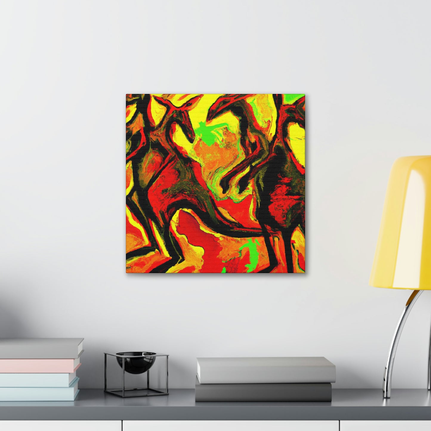 Kangaroos in Expressionism - Canvas