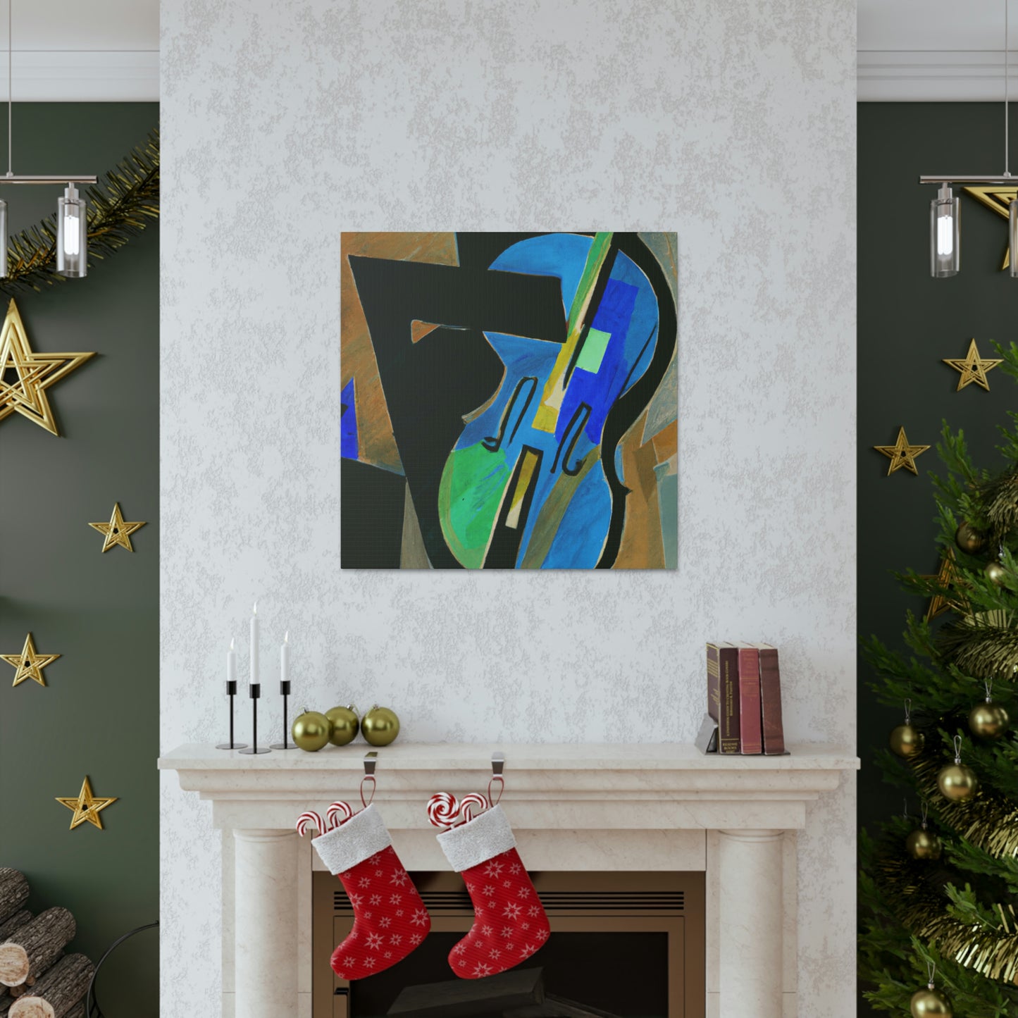 Vibrant Violin Symphony - Canvas