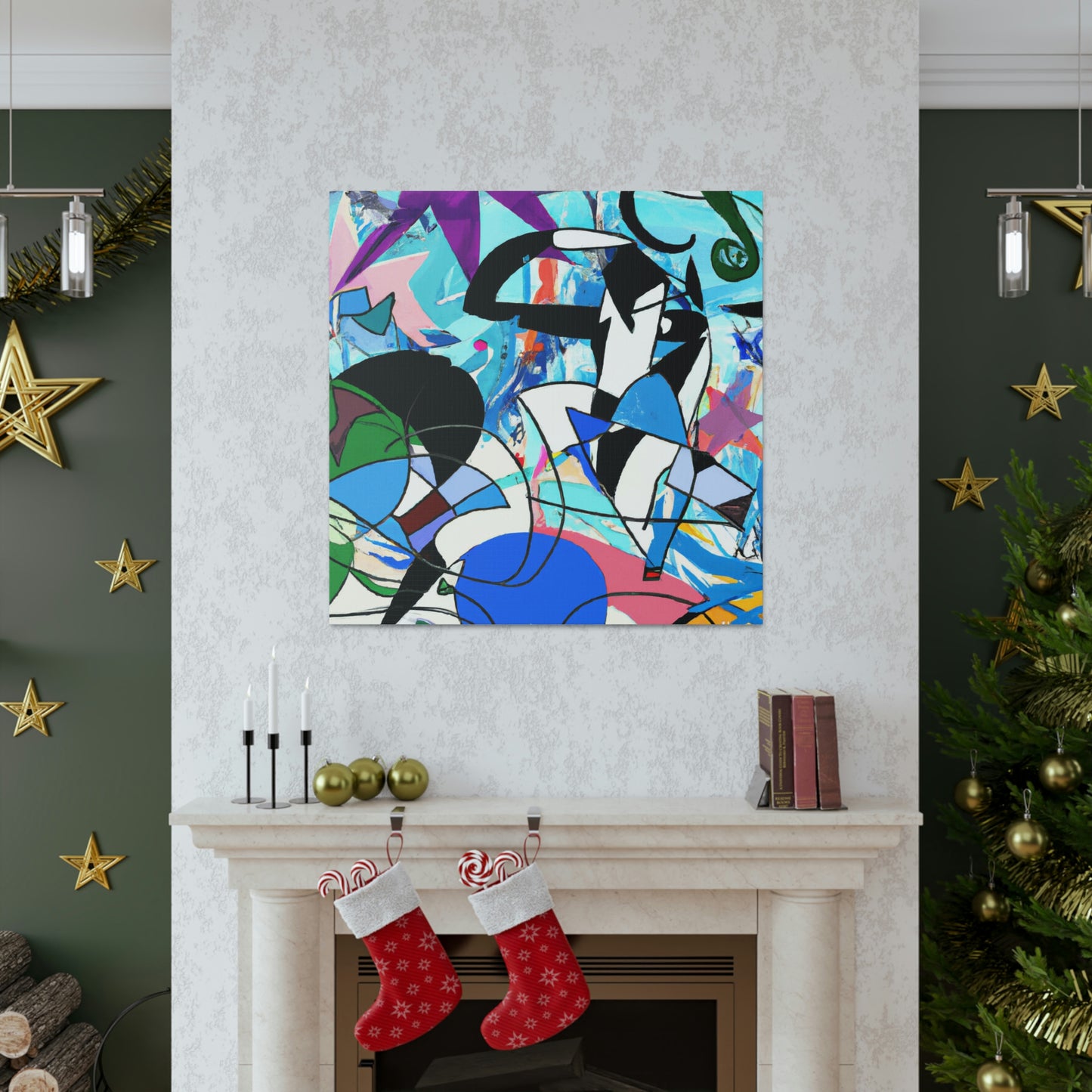 Neptune in Art Deco - Canvas