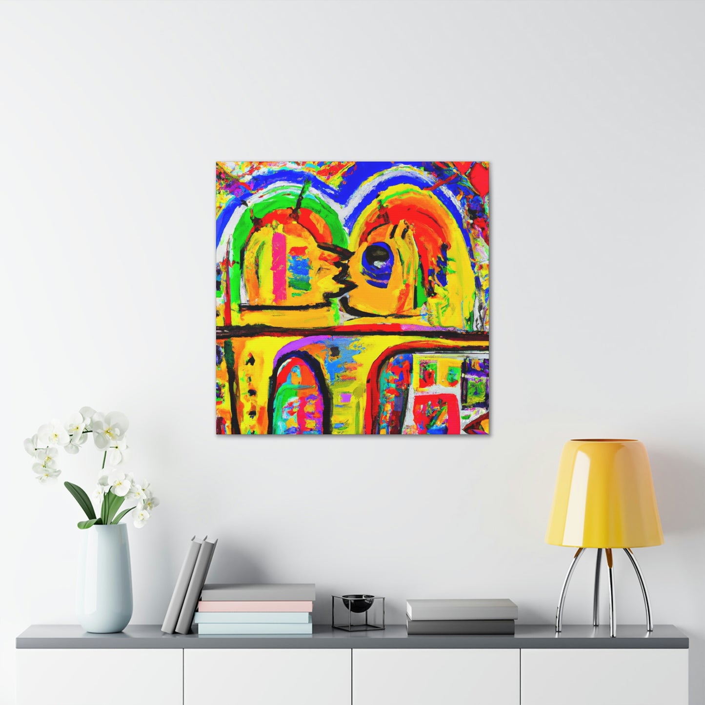 Love's Rainbow Bridge - Canvas